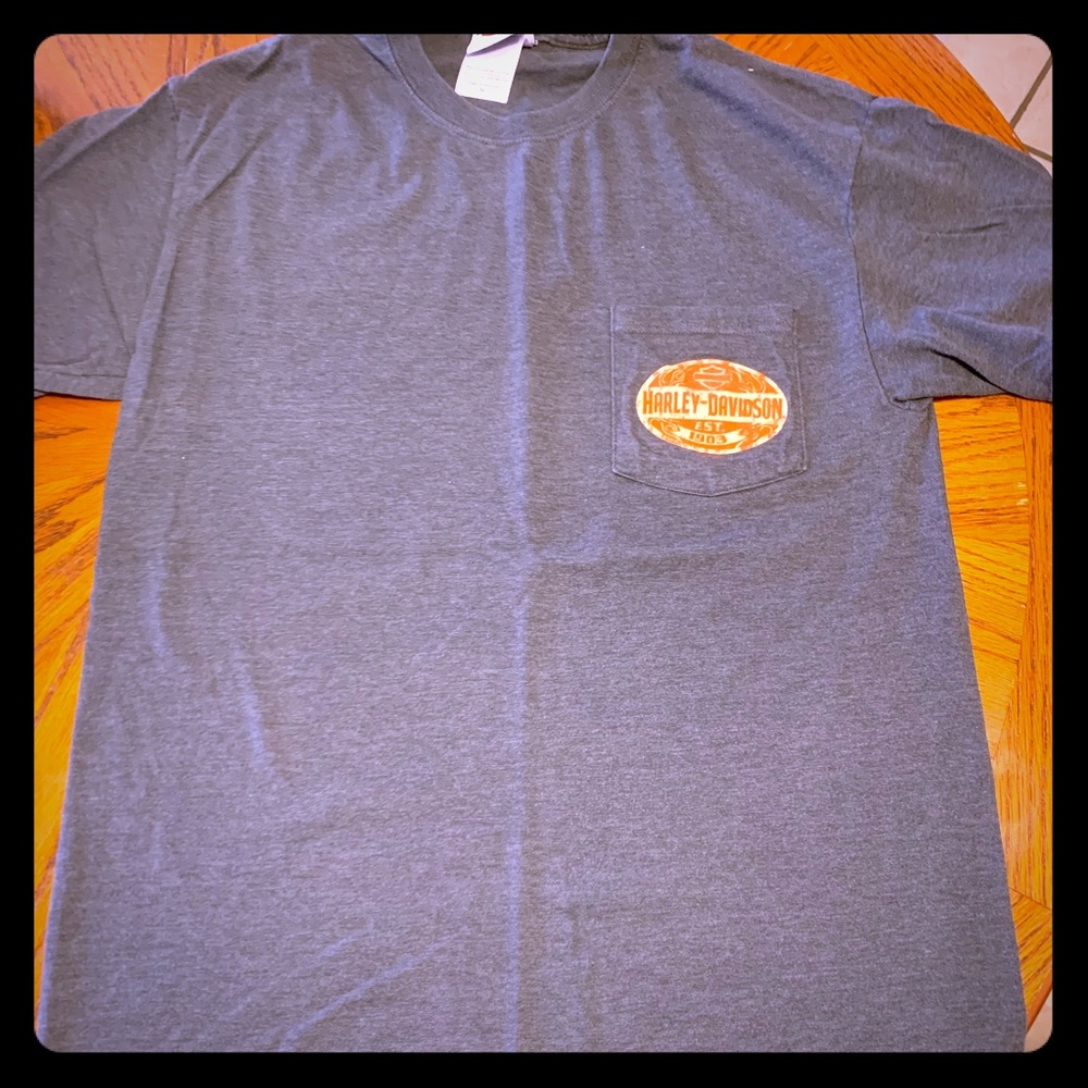 Gray Harley Davidson T shirt